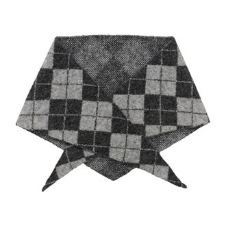 Kaffe Sciarpa Argyle Kadahlia - - Accessories - Donna - Grigio - ONE SIZE