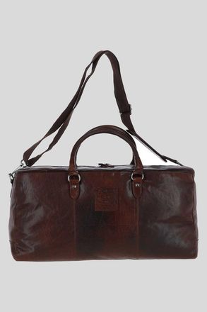 Ashwood Leather Pietro Large Genuine Leather Vintage Holdall in Brown