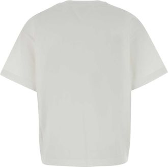 Bottega Veneta White (leather Camel) Exterior: Cotton T-Shirt T-shirts And Polos