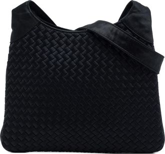 Bottega Veneta Pre-owned Bottega Veneta Satin Intrecciato Shoulder Bag Ladies EWSBCMW31O1RX0UA