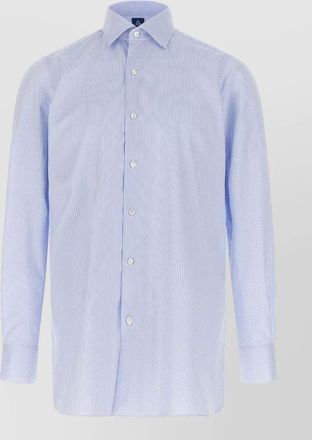 Finamore cotton long-sleeve shirt