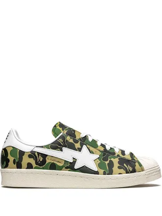adidas x Bape Superstar Green Camo sneakers - unisex - Leather - 9.5