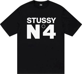 St&uuml;ssy Tops, Heren, Zwart, M, Katoen, Tee