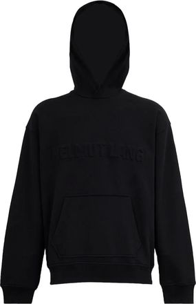 Helmut Lang Felpa con logo goffrato - Nero