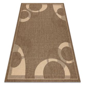 RugsX Rugsx - Alfombra De Cuerda Sisal Floorlux 20078 Color Caf&eacute;/color Ma&iacute;z Brown 160x230 Cm