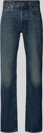 Levi's Wide Leg Fit Jeans aus reiner Baumwolle Modell 501Original in Dunkelblau, Gr&ouml;&szlig;e 30/30