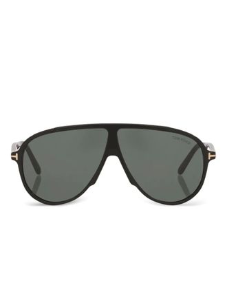Tom Ford Eyewear Vladimir pilot sunglasses - men - Acetate/Metal - 65 - Black