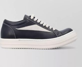 Rick Owens archive leather low top sneakers rubber sole