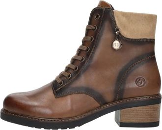Remonte Veterschoenen Hak - Dames - Veterlaarzen - Bruin - 42 EU - Schoenen