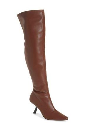 Karl Lagerfeld Kian Over-the-Knee Boot in Cognac at Nordstrom Rack, Size 6.5