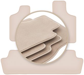 OEM Alfombrillas Beige Premium Para: Chrysler Town&country Iv Monovolumen 2000-2008