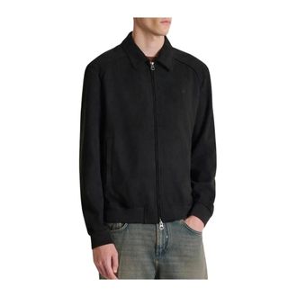 Antony Morato Jersey de corte regular en ante - Jackets - Hombre - Negro - 2XL