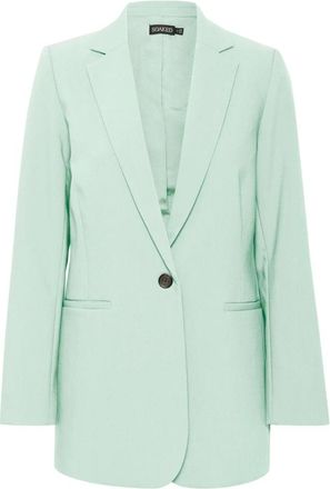 Soaked In Luxury Blazer Corinne con solapa de muesca y corte regular - Jackets - Mujer - Verde - L