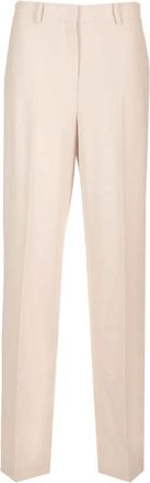 Theory Rechte Broek - Dames - Straight fit broeken - Wit - 2XS - Broeken
