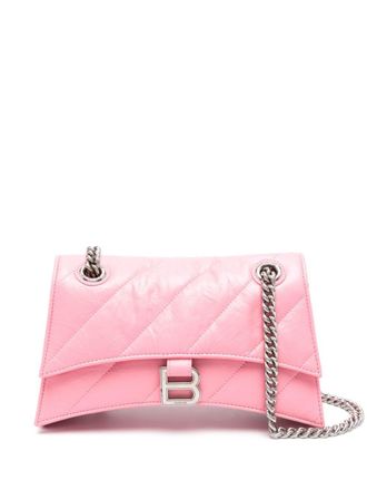 Balenciaga Crush gewatteerde schoudertas - Roze