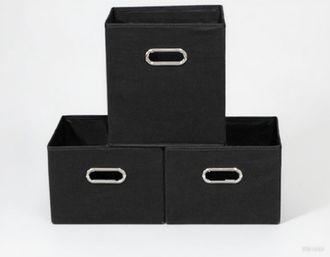 OEM Cubos De Almacenamiento Para Comercio Electr&oacute;nico, Cajas Plegables De 12 X 12 Cm, Cestas De Almacenamiento Para Armarios Y Estantes, Juego De 3, Color