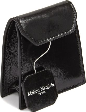 Maison Margiela Logo-stamp Leather Wallet