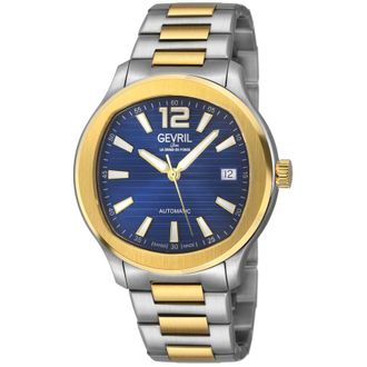 Gevril Group Stuyvesant Automatic Blue Dial Mens Watch 49803B