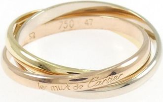 Cartier Yellow Gold (18K) Pink Gold (18K) White Gold (18K) Band Ring (Pre-Owned)