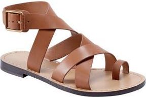 Marc Fisher Lollie Strappy Toe Loop Sandal Women) in Natural at Nordstrom Rack, Size 6.5