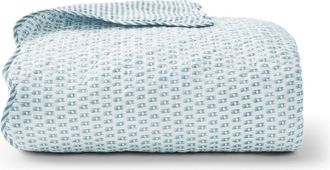 Christy Victoria Vintage Inspired Textured Bedspread in Blue at Nordstrom