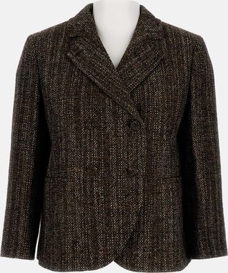 Fendi Short Double Breasted Wool Jacket