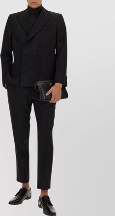 Dolce & Gabbana virgin wool double-breasted suit jacket