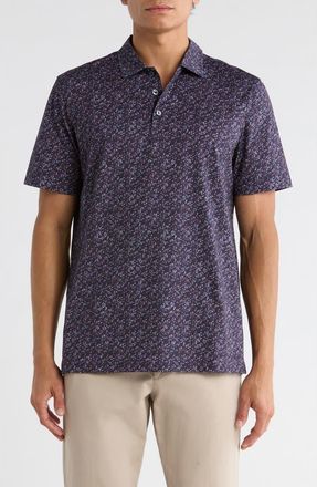 Bugatchi Victor OoohCotton Knit Polo Victor OoohCotton Knit Polo in Wine at Nordstrom Rack, Size X-Large