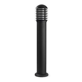 Leds - C4 Ledkia - Leds-c4 Balizas - 1 Baliza De Exterior Grande Ligera Gris Urbano Claro Ip44, E27