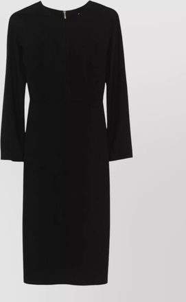Semicouture stretch pencil knee-length dress