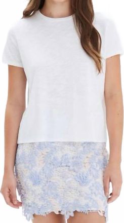 Chrldr Jane Perfect Tee In White