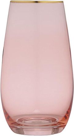 Ladelle Handgefertigte Longdrink-Gläser Chloe Peach (4er-Set)