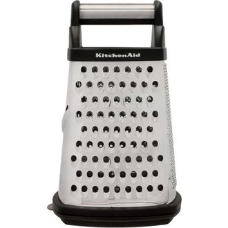KitchenAid Grattugia de Grattugia a 4 lati in metallo con contenitore, 473 ml - Kitchenaid