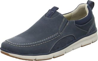 Clarks Orson Row, Mens Loafers, Blue (Navy Nubuck -), 6.5 UK (40 EU)