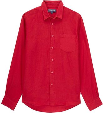 Vilebrequin Solid Linen Shirt