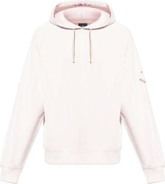 Paul Smith Felpa in cotone con cappuccio - Rosa