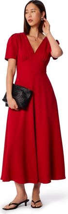 Whistles Panel Maxi Dress in Red at Nordstrom, Size 8