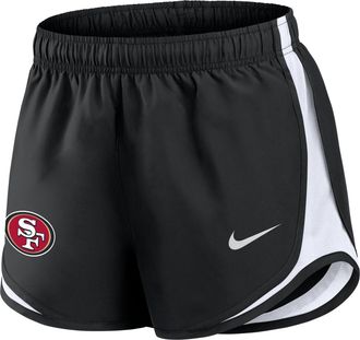 Nike San Francisco 49ers Tempo Nike Womens Dri-FIT NFL Shorts in Black | 04PK093N9B-T2G