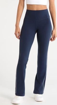 Zella Studio Luxe Piped Bootcut Leggings in Navy Sapphire at Nordstrom, Size X-Large