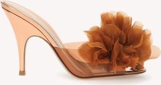 Gianvito Rossi Igea Mules in Metallic Rust Tpu at Nordstrom, Size 39.5