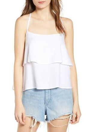 DL1961 Downing Street Flutter Tank in White at Nordstrom Rack, Size X-Small