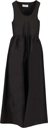 Matteau Deep U Sundress - Dames - Casual kleedjes - Zwart - L - Katoen - Kleedjes