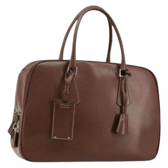 Prada Pre-owned Handbags, female, Brown, Size: ONE SIZE Pre-owned Vintage Shoulder Bag