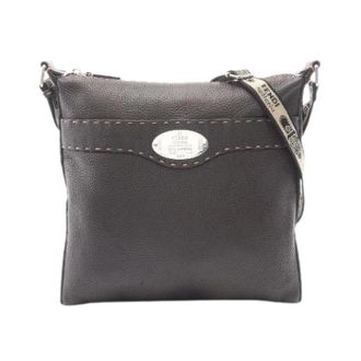Fendi Pre-owned Selleria Leren Schoudertas - Dames - Vintage Schoudertas - Bruin - ONE Size - Leer - Vintage