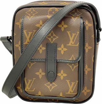 Louis Vuitton Black Brown Shoulder Bag (Pre-Owned)