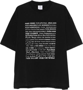 VETEMENTS Printed T-shirt
