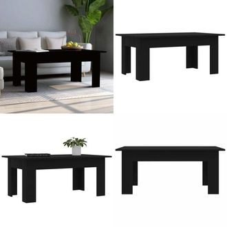 vidaXL Tavolino da Salotto Nero 100x60x42 cm in Legno Multistrato - Tavolo in legno multistrato - Tavolino nero