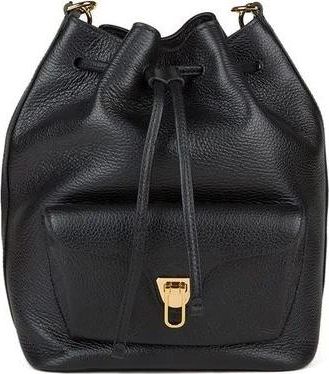Coccinelle Beat Generation Bucket Bag - Dames - Schoudertassen - Zwart - ONE Size - Katoen - Tassen