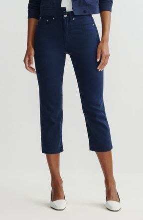 DL1961 Kristy High Waist Capri Jeans in Bright Navy at Nordstrom, Size 32