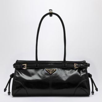 Prada Medium black leather Bonnie handbag